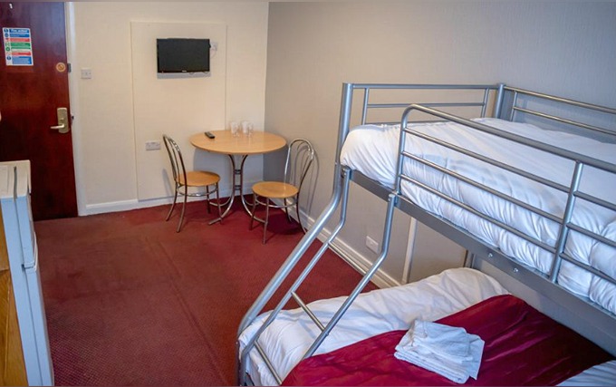 A typical triple room at St Nicholas Hotel