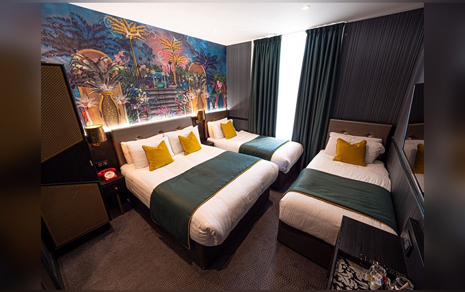 Quad rooms are great for friends and family sharing