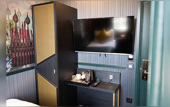 A typical room at Hyde Park Green Hotel