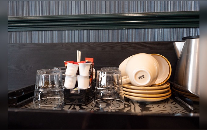 Enjoy a reviving hot drink in your room.