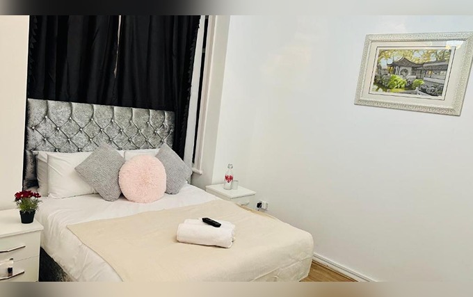 A double room at City Lodge Excel