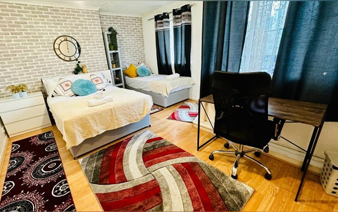 A typical triple room at Whites Inn