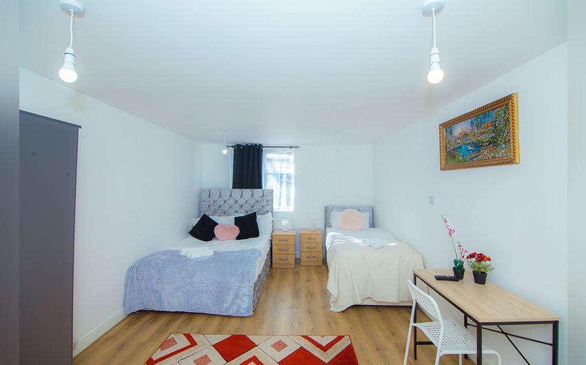 Triple rooms are great for friends and family sharing