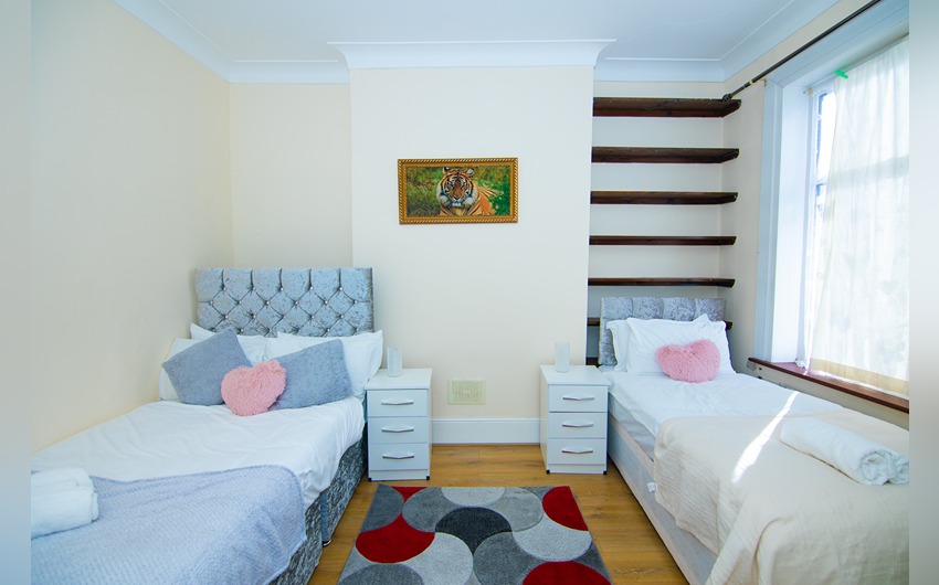 A typical triple room at Victorian Woods BnB