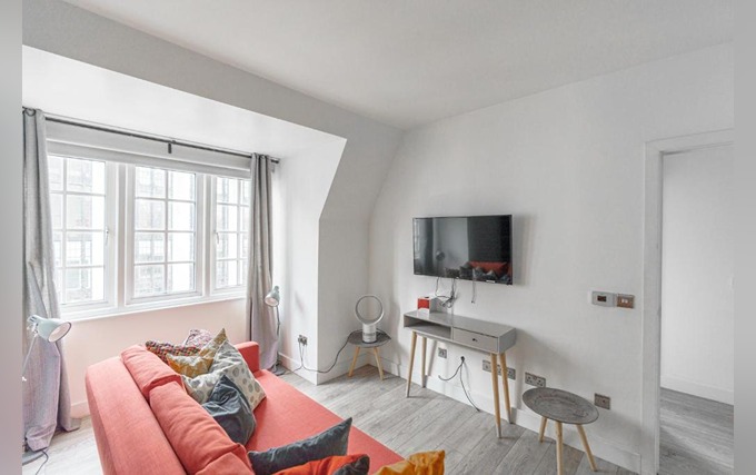 The lounge room at The Apartments Kensington High Street