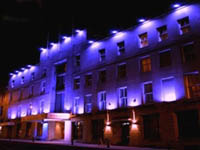 The Aberdeen Douglas Hotel at night