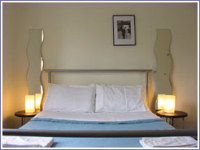 Rooms at Adamotel are light and airy