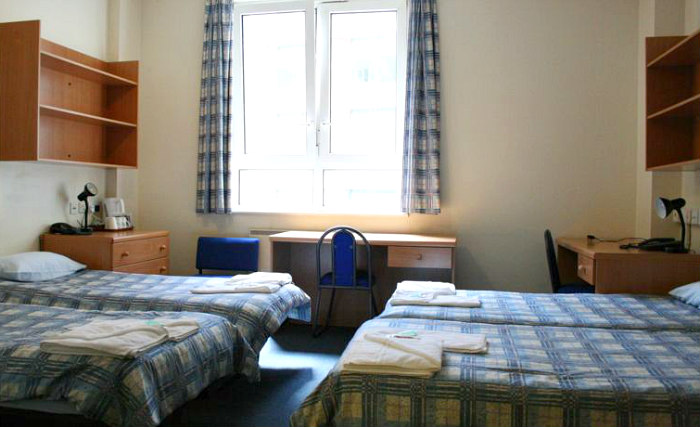 Quad rooms at Bankside House are the ideal choice for groups of friends or families