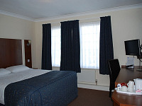 A typical double room at Sky Plaza Hotel Cardiff Airport