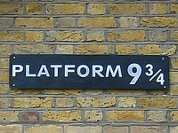 Harry Potters Platform 9¾ at Kings Cross