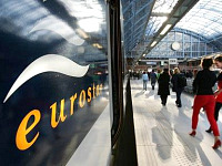 Eurostar at St Pancras - a 5 minute walk from the Northumberland Hotel