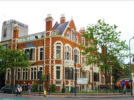 An exterior view of Peckham Lodge