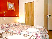 Comfortable triple rooms are available with three single beds or as a double and single