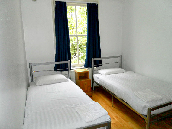 A twin room at Access Apartments Earls Court is perfect for two guests