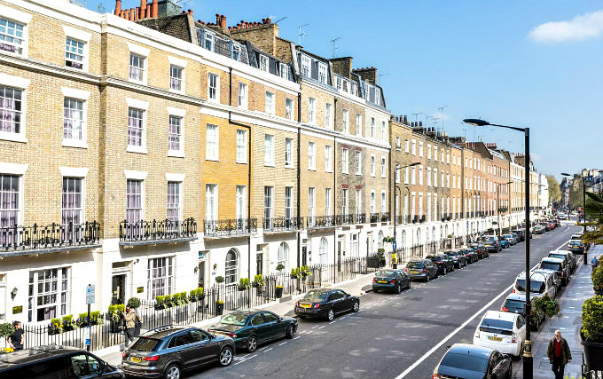 The exterior of Belgravia Budget Rooms