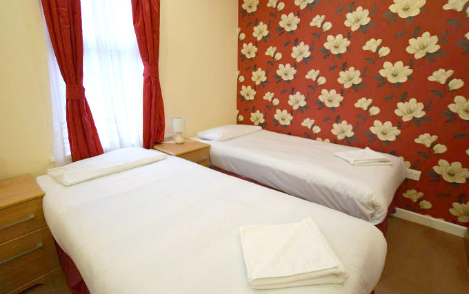 Twin room at Cranbrook Apartments