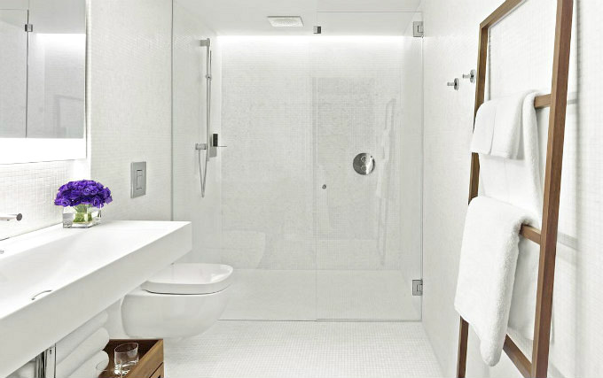 A typical bathroom at The London EDITION