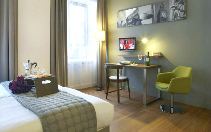 A typical room at Citadines London Covent Garden
