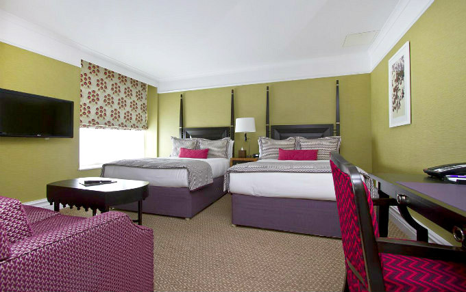 A typical quad room at St. Ermins Hotel Autograph Collection