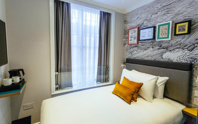 A double room at Oliver Plaza Hotel