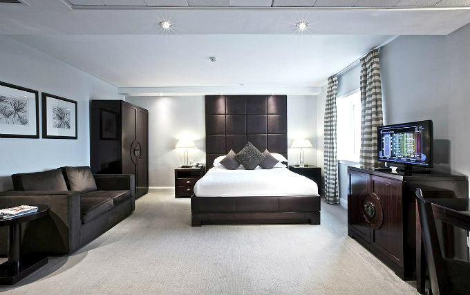 A typical double room at Millennium & Copthorne Hotels at Chelsea Football Club