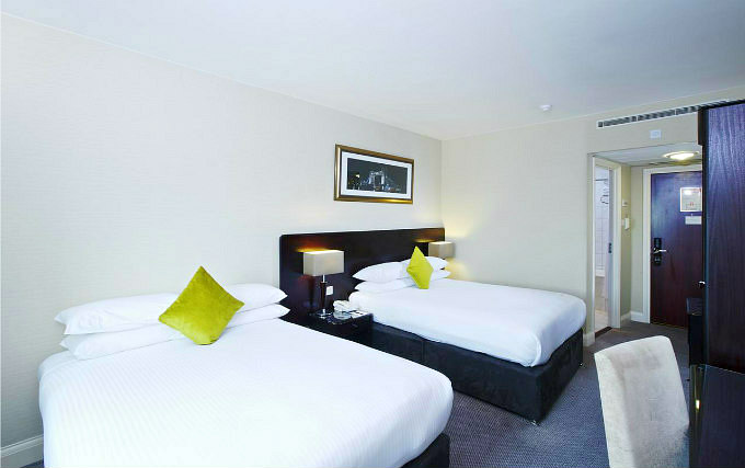 A typical quad room at Millennium & Copthorne Hotels at Chelsea Football Club