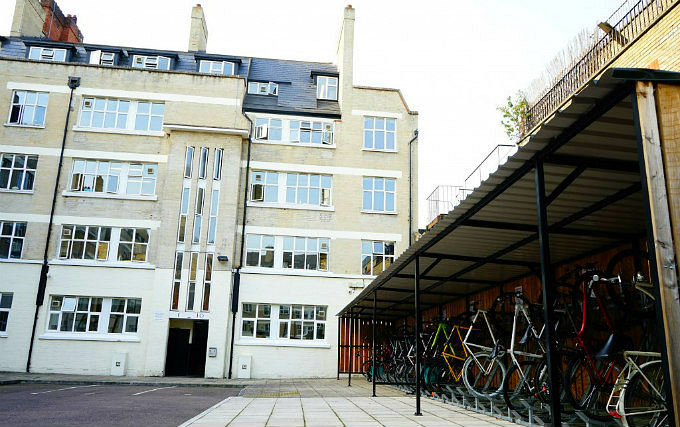 Bicycle parking at Claredale House