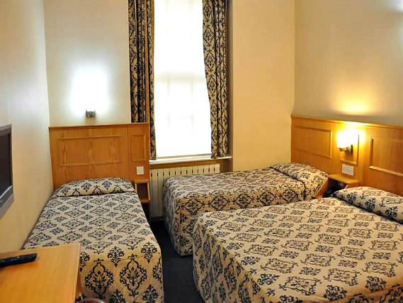 Quad rooms at Olympic House Hotel are the ideal choice for groups of friends or families