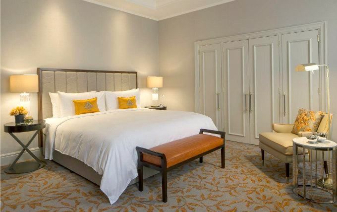 A double room at Grosvenor House Hotel