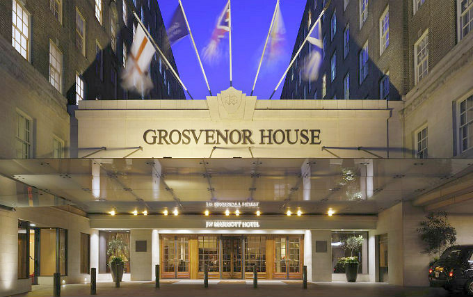An exterior view of Grosvenor House Hotel