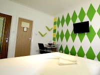 A typical double room at Park Hotel