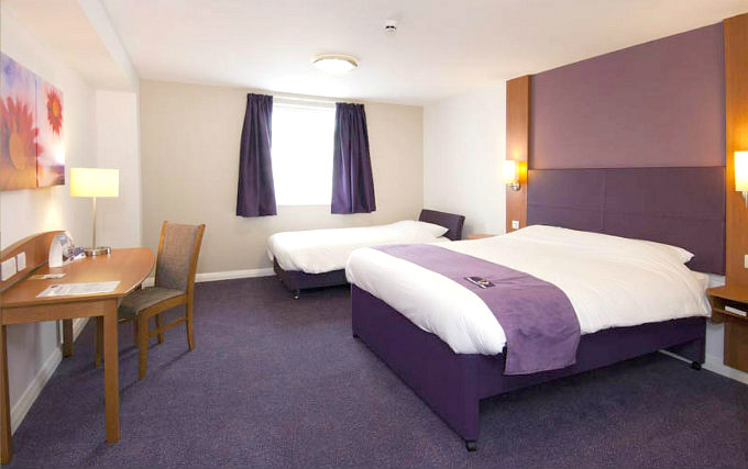 A typical triple room at Quality Hotel Westminster