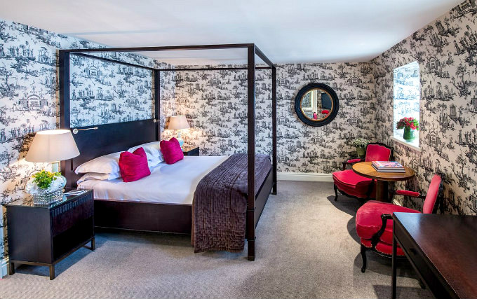 A double room at The Kensington Hotel