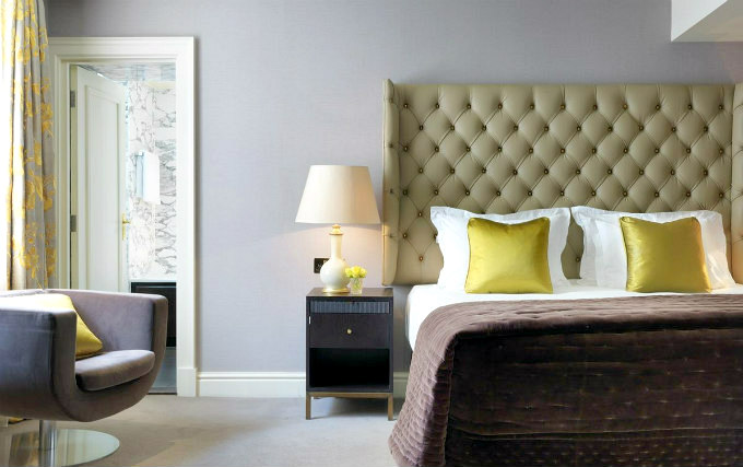 A comfortable double room at The Kensington Hotel