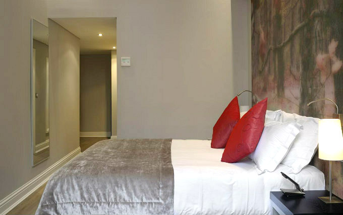 A double room at 54 Queens Gate Hotel