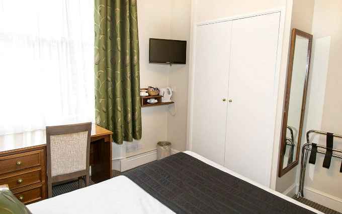 A double room at Kensington Garden Hotel