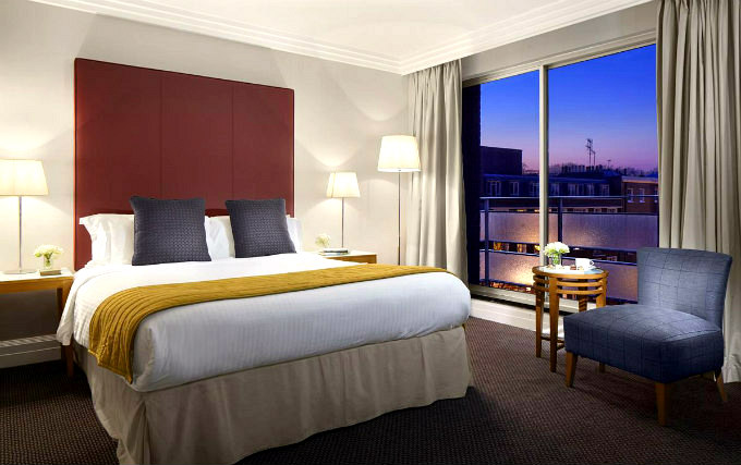 A comfortable double room at Nobu London Portman Square