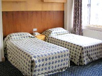 A twin room at the Imperial hotel