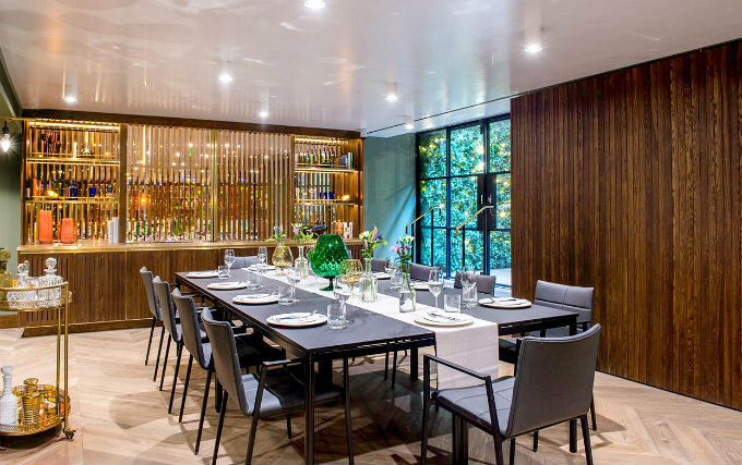 Enjoy dinner in the dining room