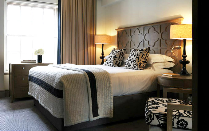 A double room at The Bloomsbury Hotel