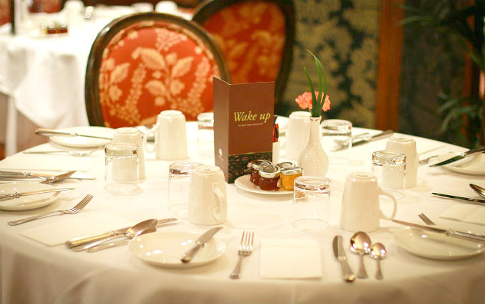 Enjoy dinner in the dining room