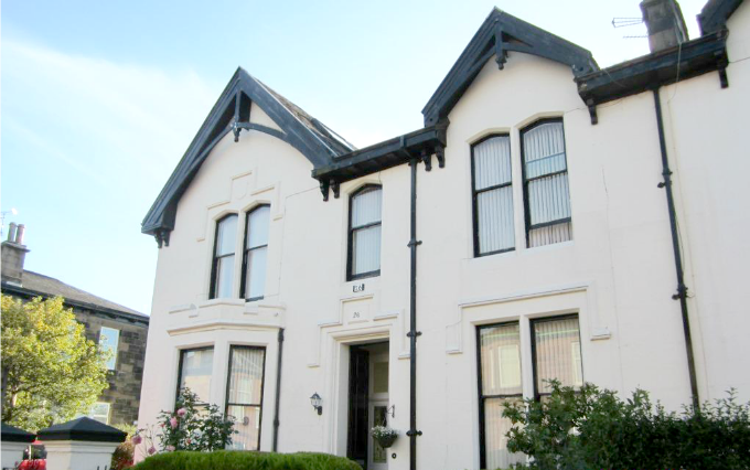 The exterior of Alison Guest House