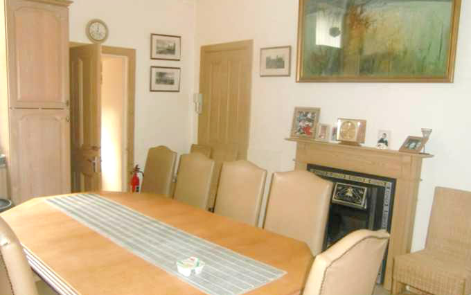 Enjoy dinner in the dining room