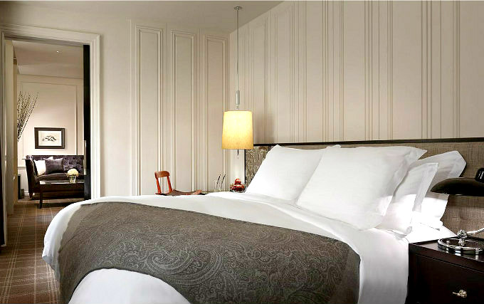 A comfortable double room at Rosewood London