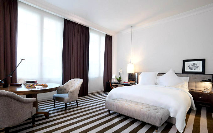 A double room at Rosewood London