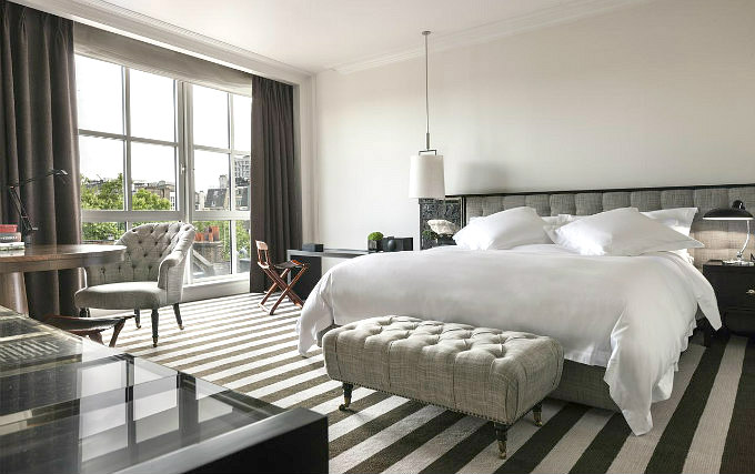 A typical double room at Rosewood London