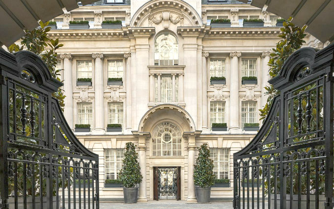 The exterior of Rosewood London