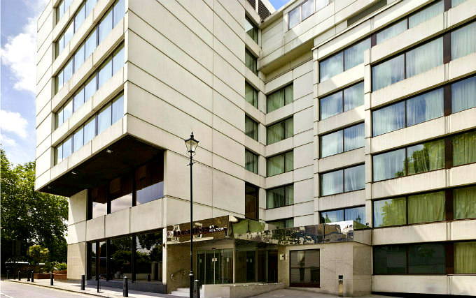 An exterior view of Doubletree by Hilton London Hyde Park