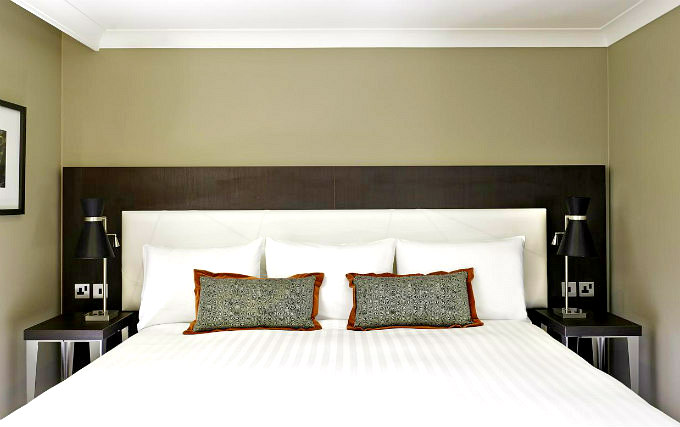A comfortable double room at Doubletree by Hilton London Ealing Hotel