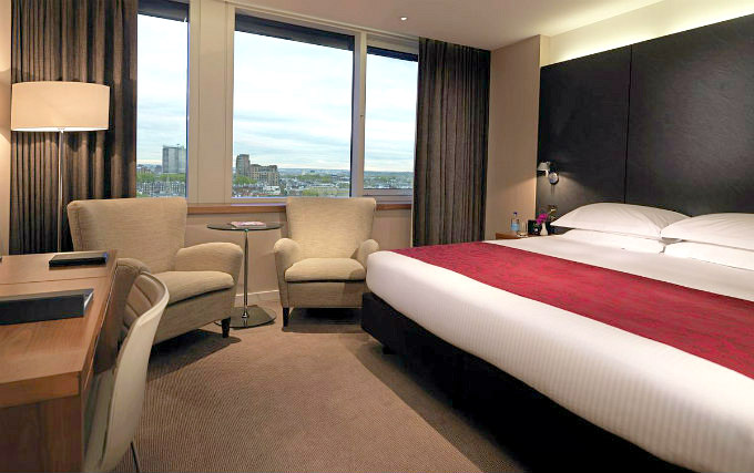 A double room at Royal Garden Hotel